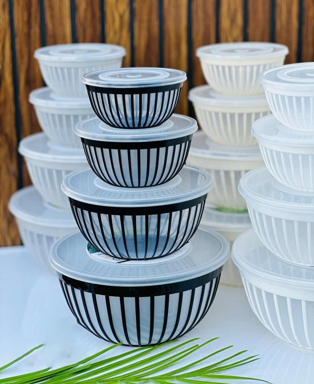 Duman Dorna Round Bowl Set with Lid 4-Pcs