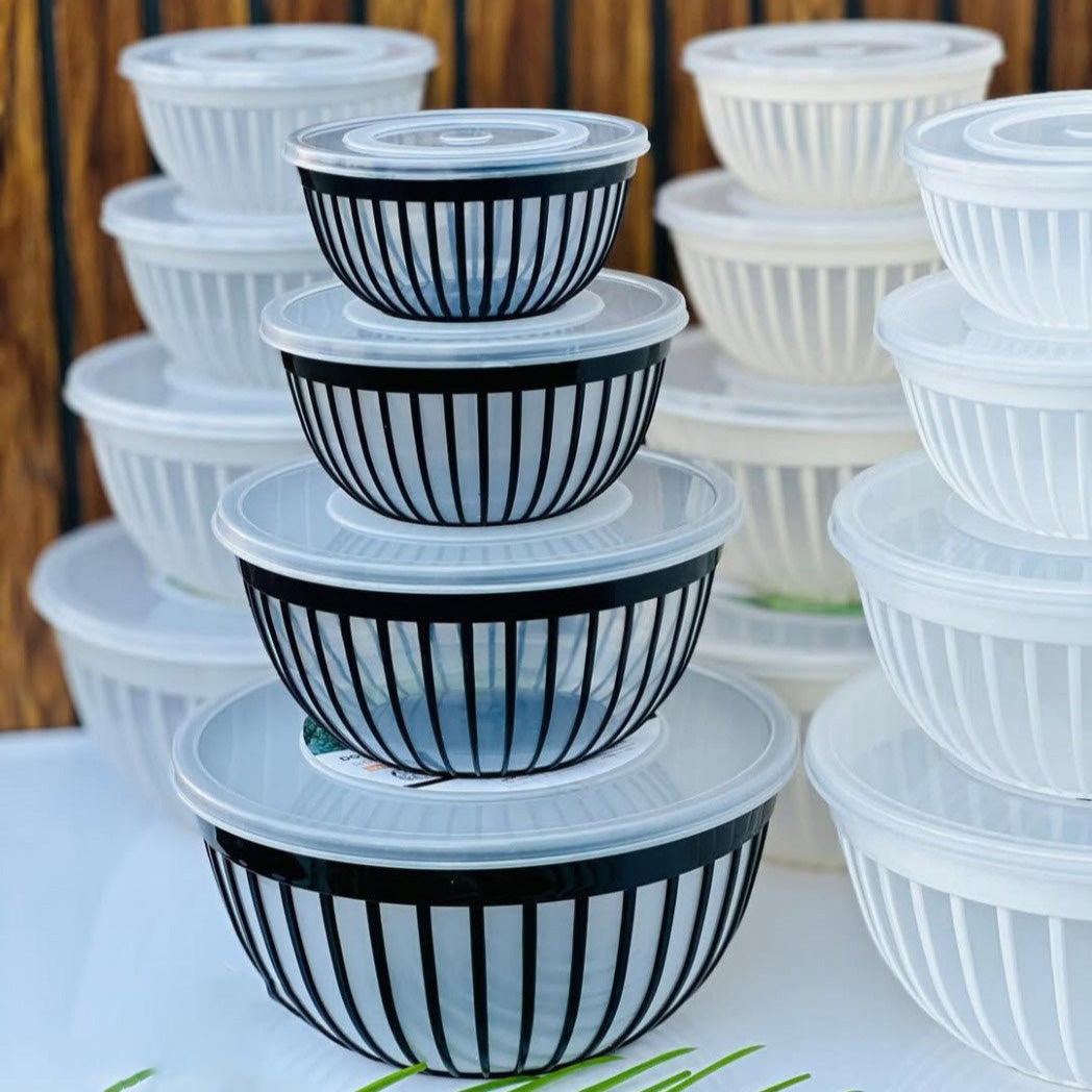 Duman Dorna Round Bowl Set with Lid 4-Pcs
