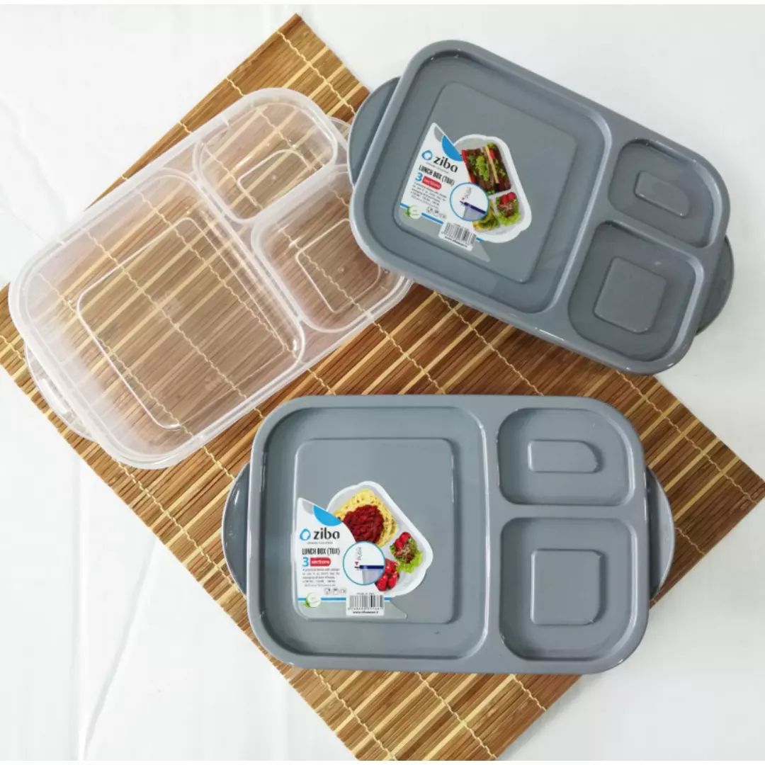 Student Lunch Box 3-Sections 1.15 Liter (Saya)!