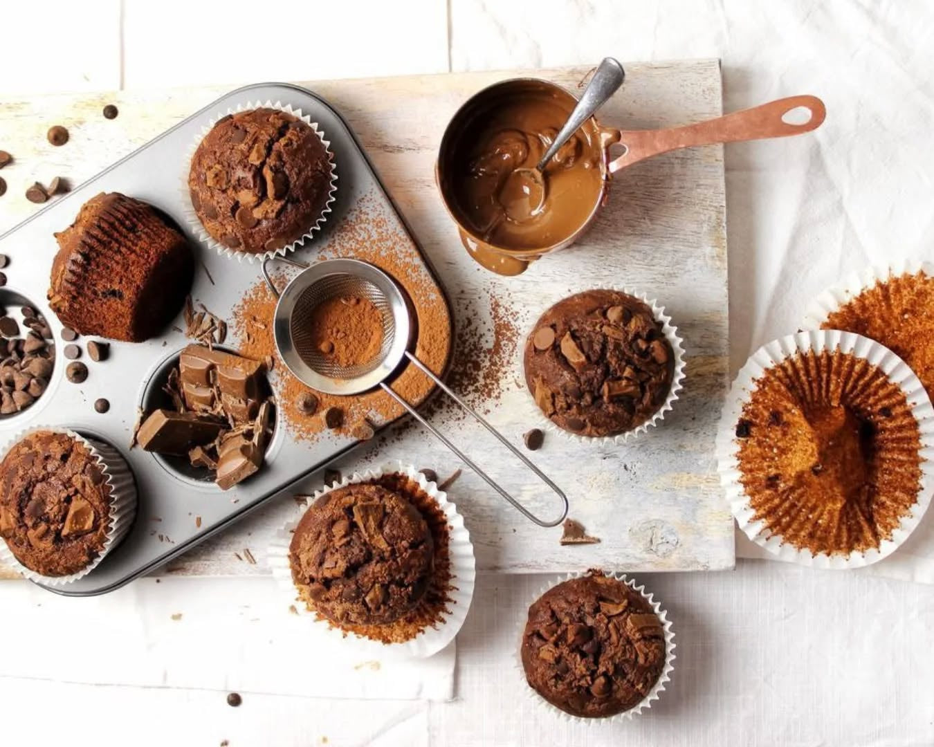 Non-Stick Muffin Pan Cake Tray 6 & 12-Pcs!