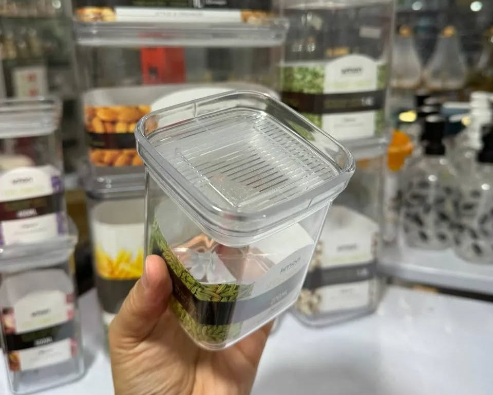Limon Royal Acrylic Spice Jars (Square) 3-Pcs Set!