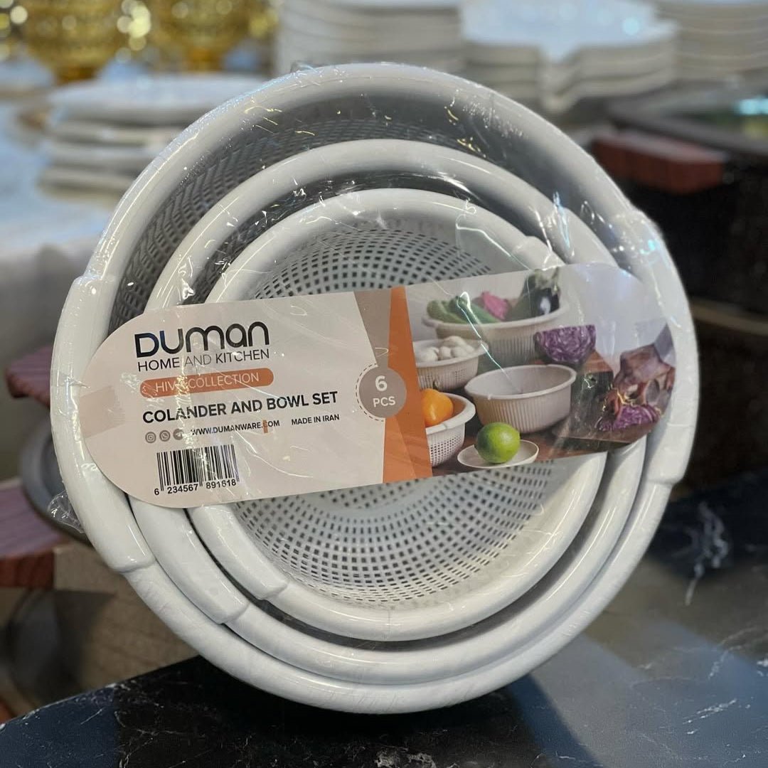 Duman Colander & Bowl Set 6-Pcs!