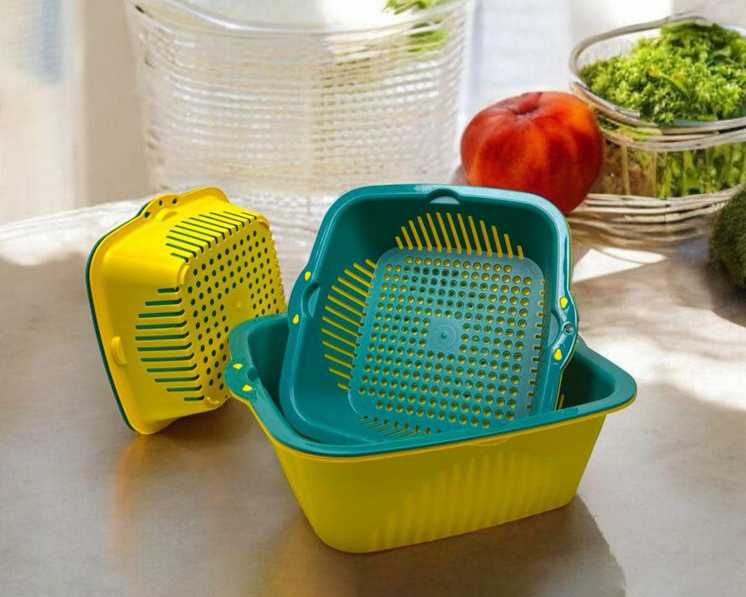 Berry Sieve Kitchen Set 6-Pcs (Colander & Strainer)!