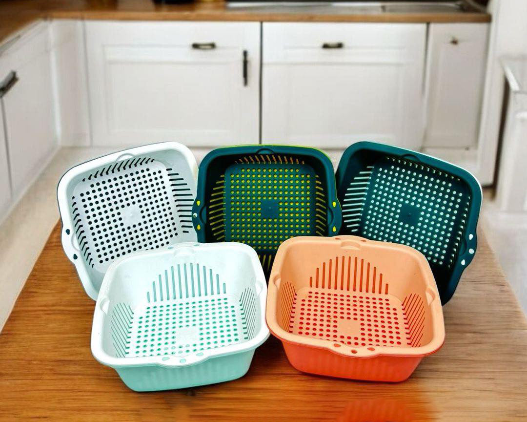 Berry Sieve Kitchen Set 6-Pcs (Colander & Strainer)!