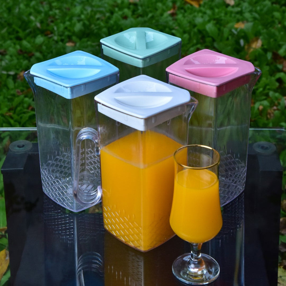 Acrylic Square Water Jug or Pitcher 2-Liter