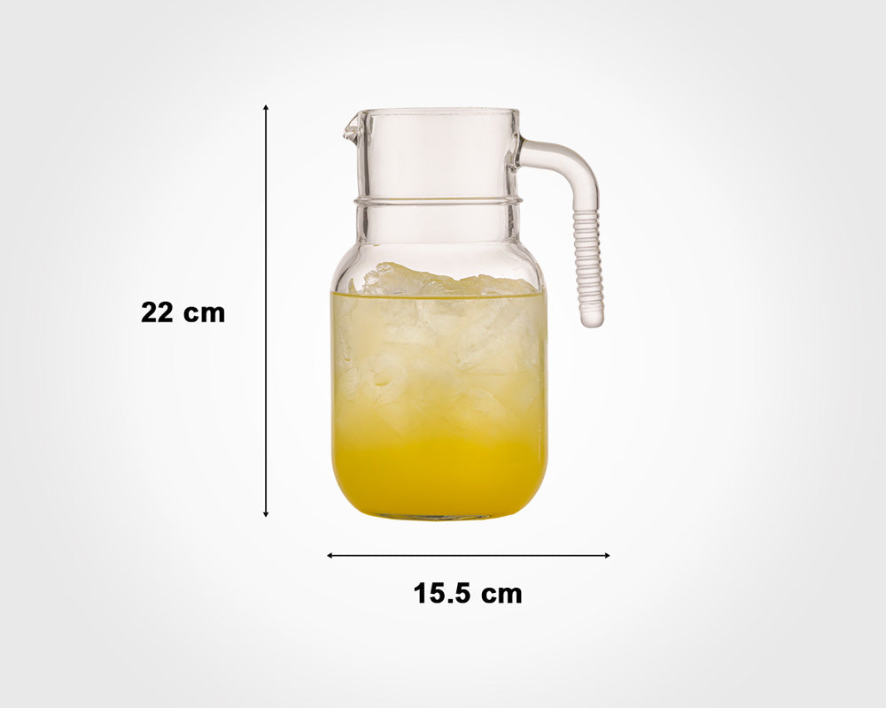 Limon Glass Pitcher & Jug 1.5 L (Stripped)