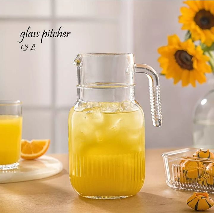 Limon Glass Pitcher & Jug 1.5 L (Stripped)