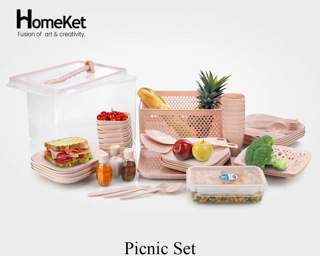 HomeKet Picnic Set 80-Pcs!