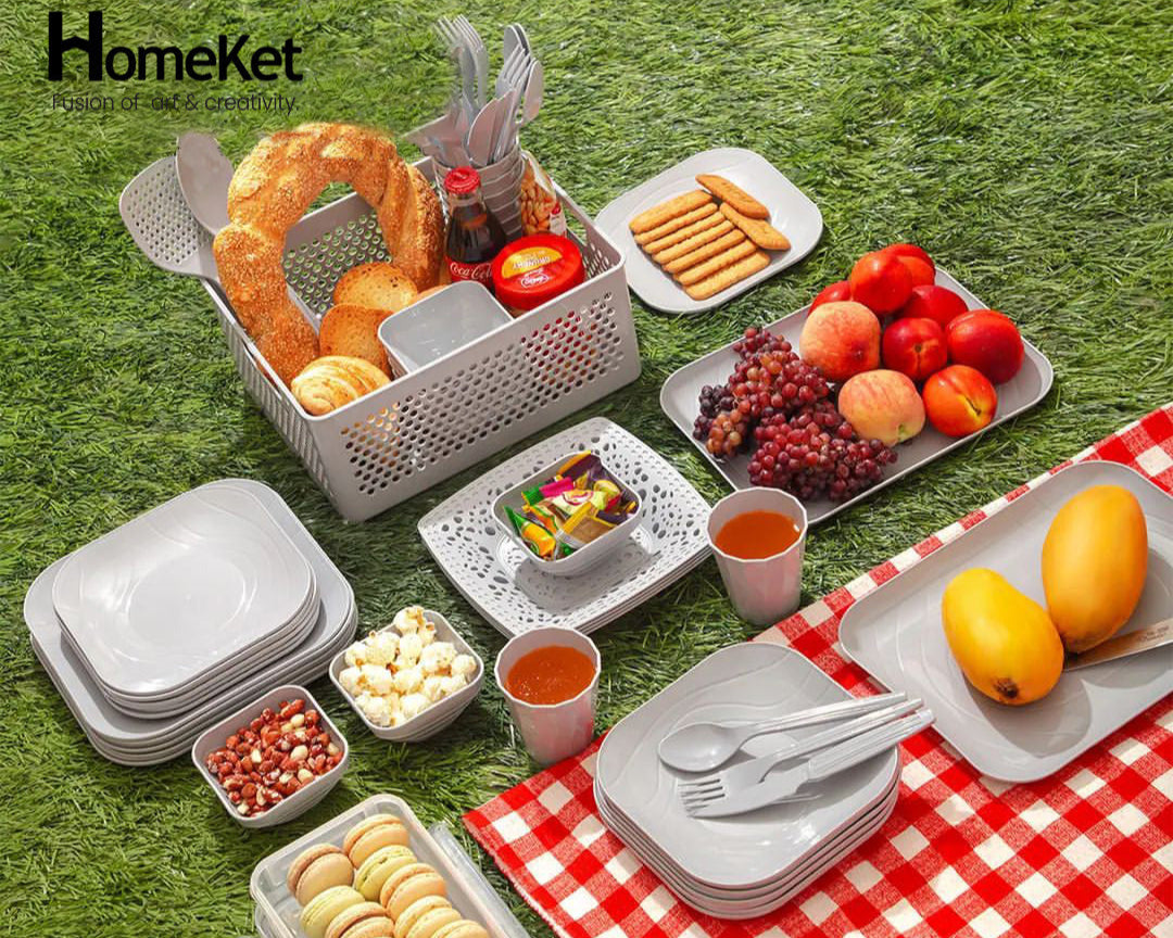 HomeKet Picnic Set 80-Pcs!