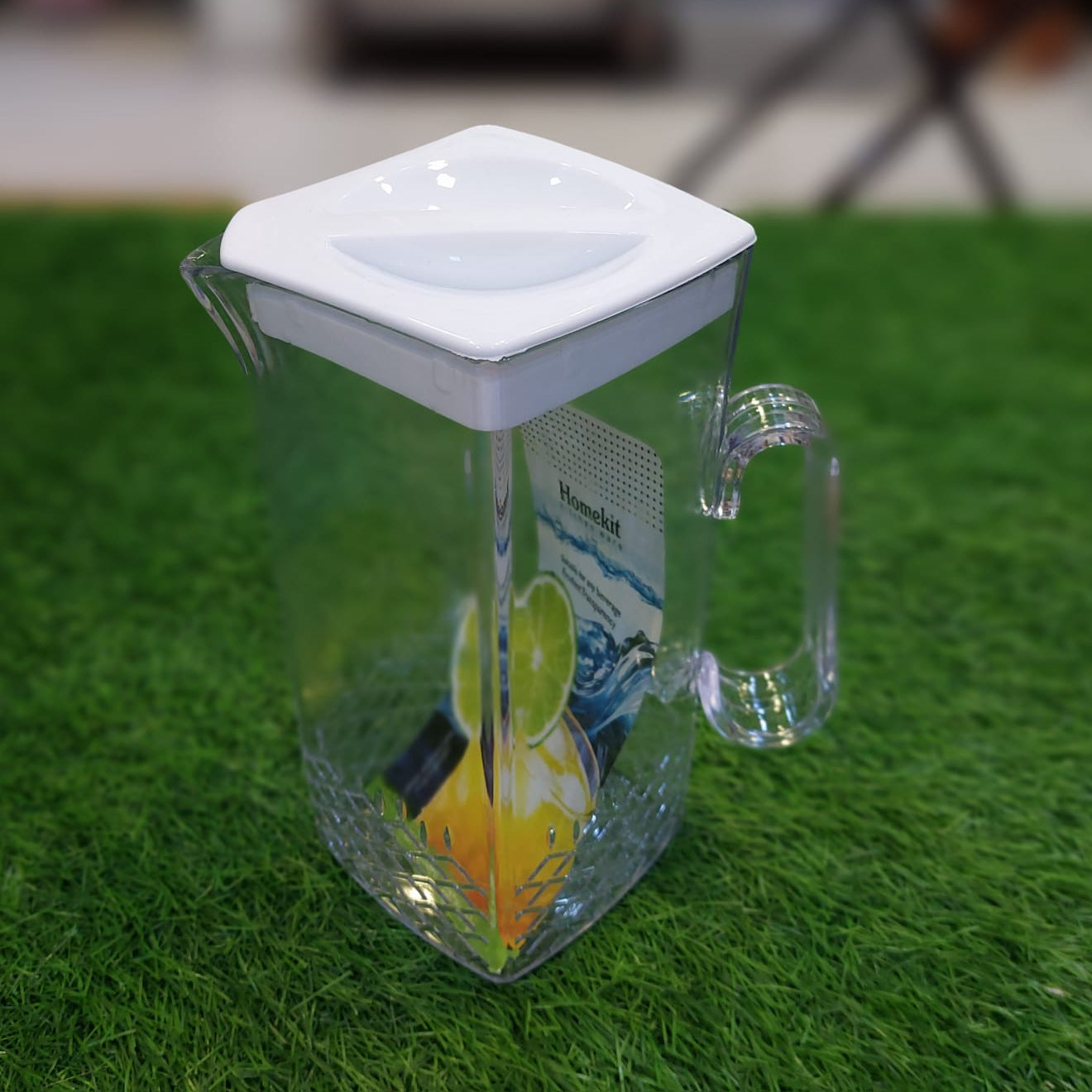 Acrylic Square Water Jug or Pitcher 2-Liter