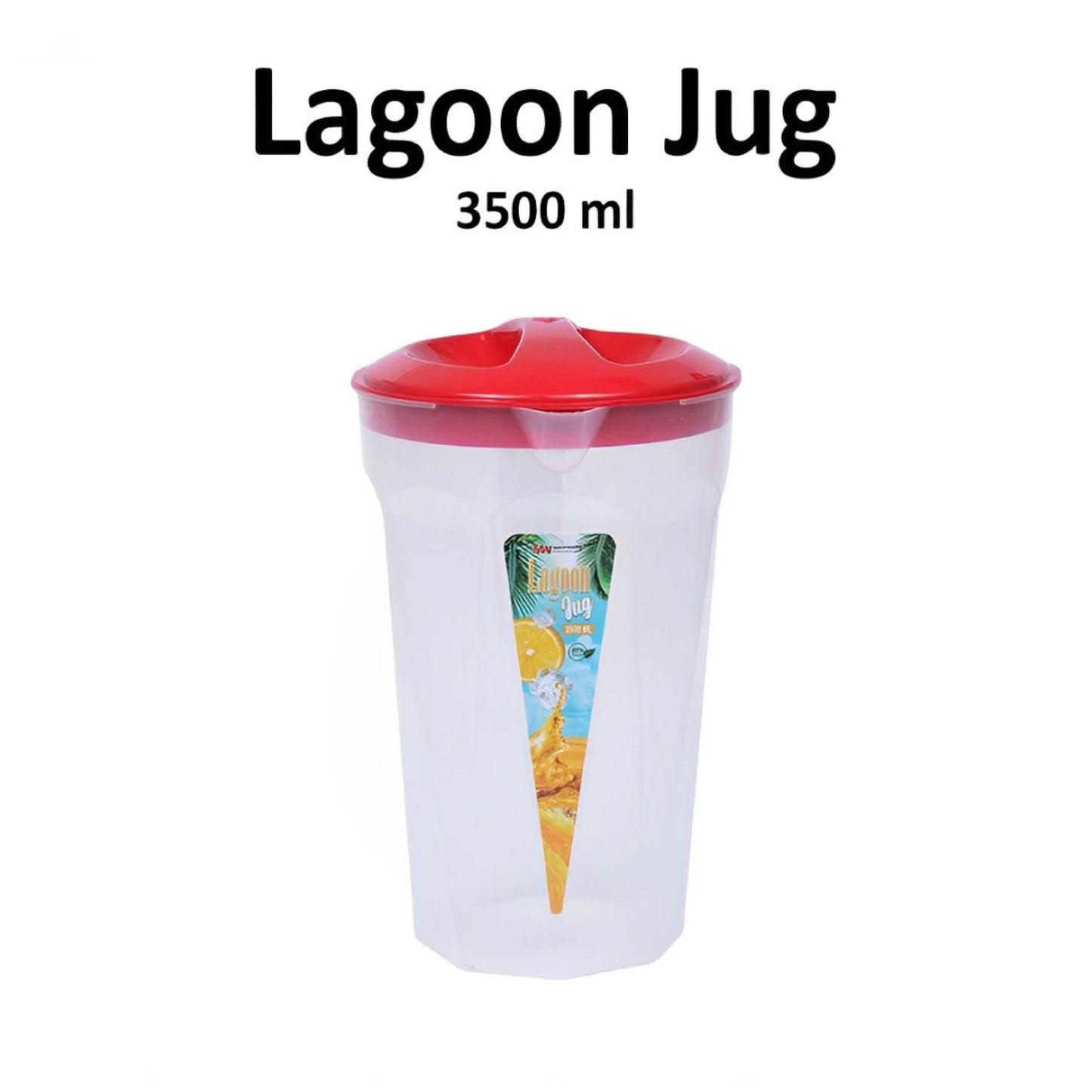 Maxware Lagoon Water Jug Plastic 3.5 L