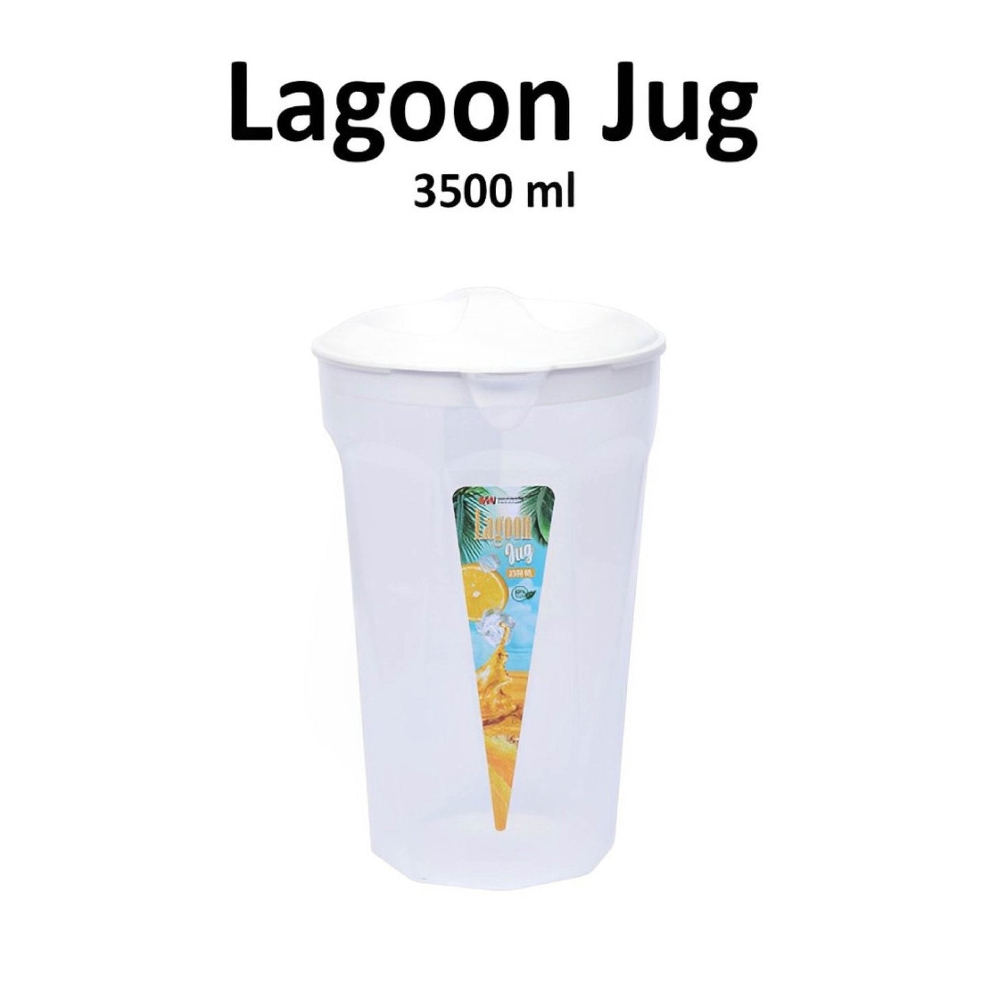 Maxware Lagoon Water Jug Plastic 3.5 L