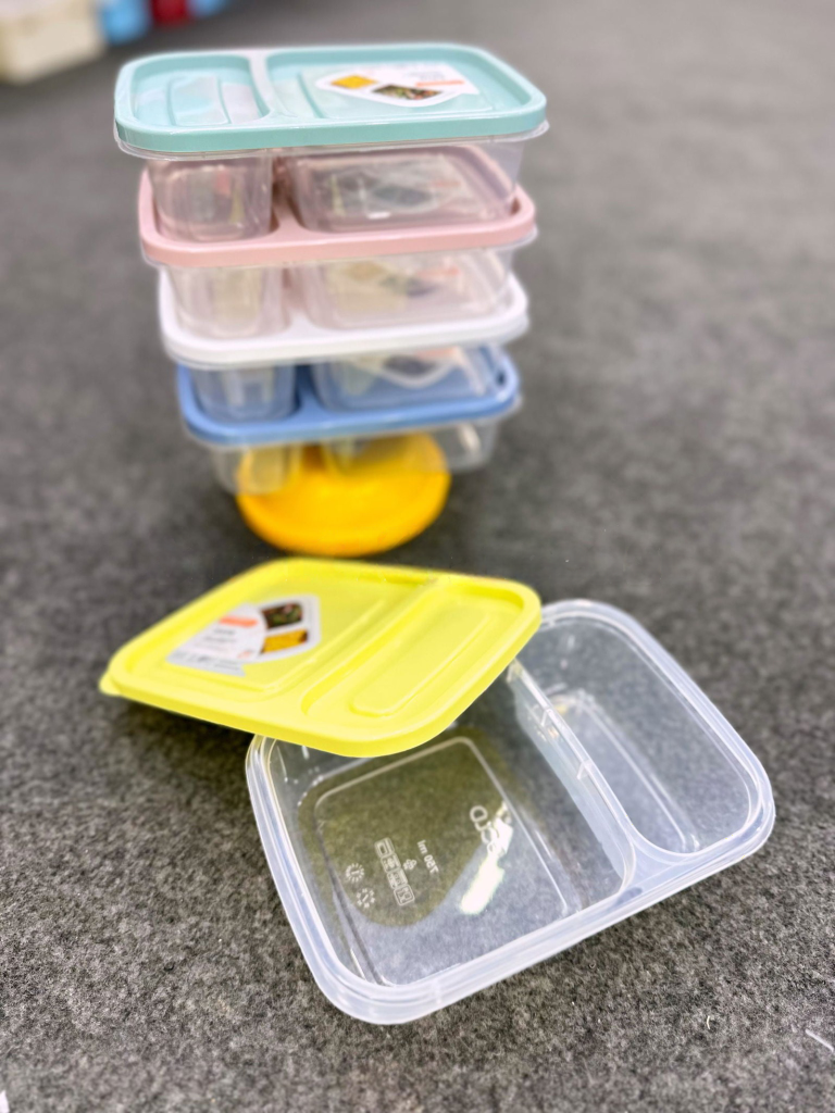 Student Lunch Box 2-Sections 1 Liter (Saya)!