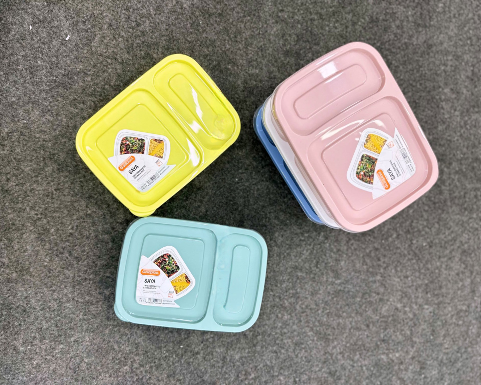 Student Lunch Box 2-Sections 1 Liter (Saya)!