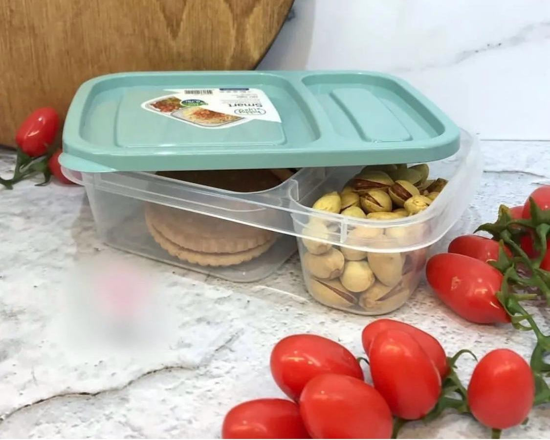 Student Lunch Box 2-Sections 1 Liter (Saya)!