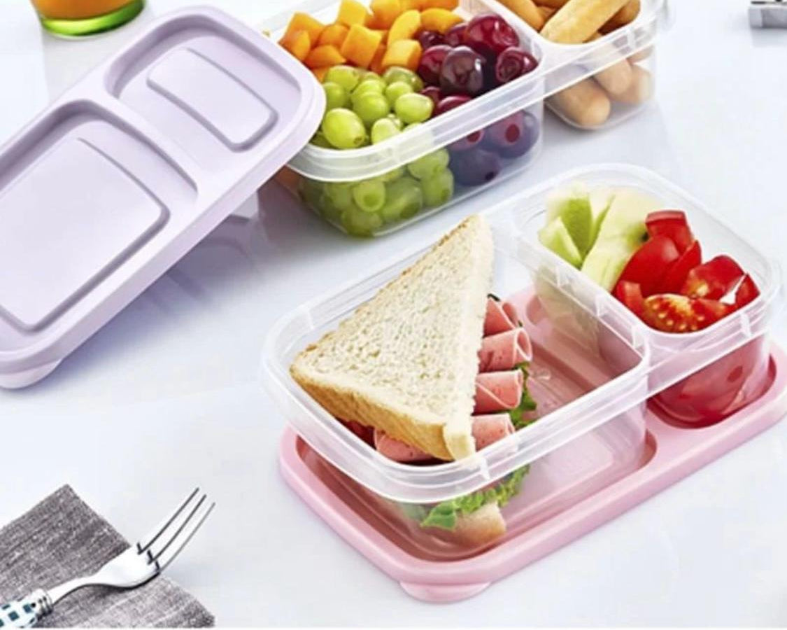 Student Lunch Box 2-Sections 1 Liter (Saya)!