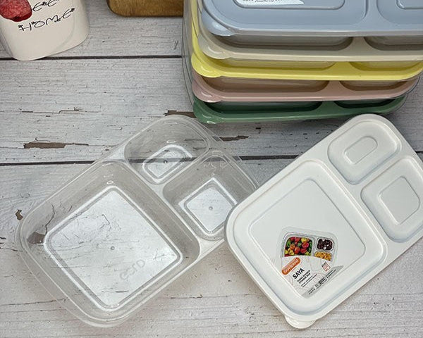 Student Lunch Box 3-Sections 1.15 Liter (Saya)!