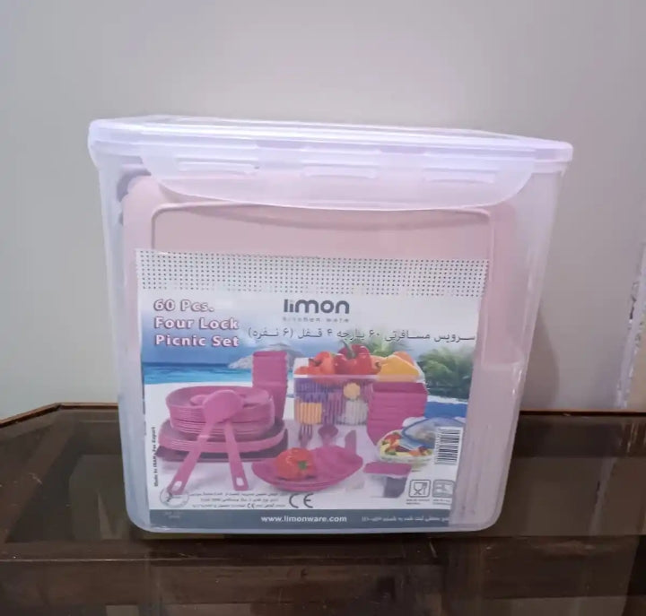 Limon Picnic Set 60 Pcs for 6-Person