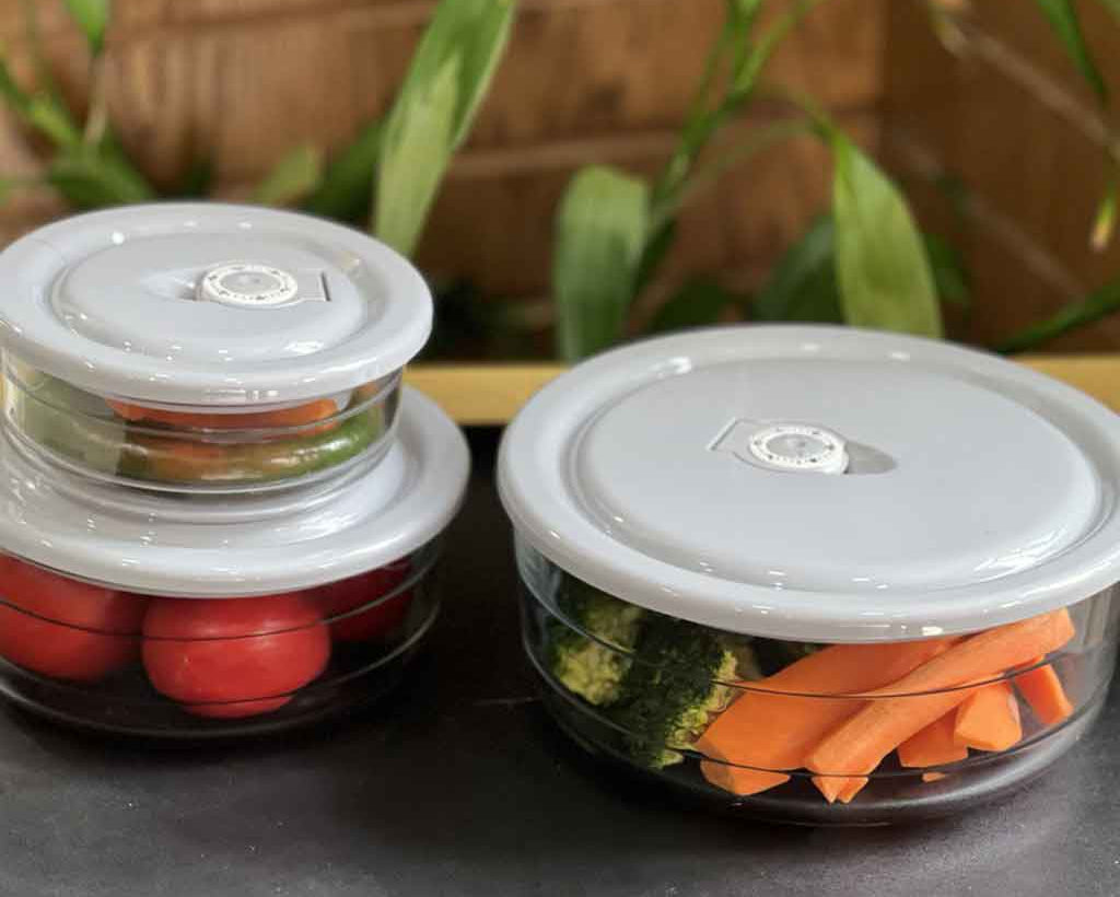 Limon Vacuum Glass Bowl Set 3-Pcs (Plain)!