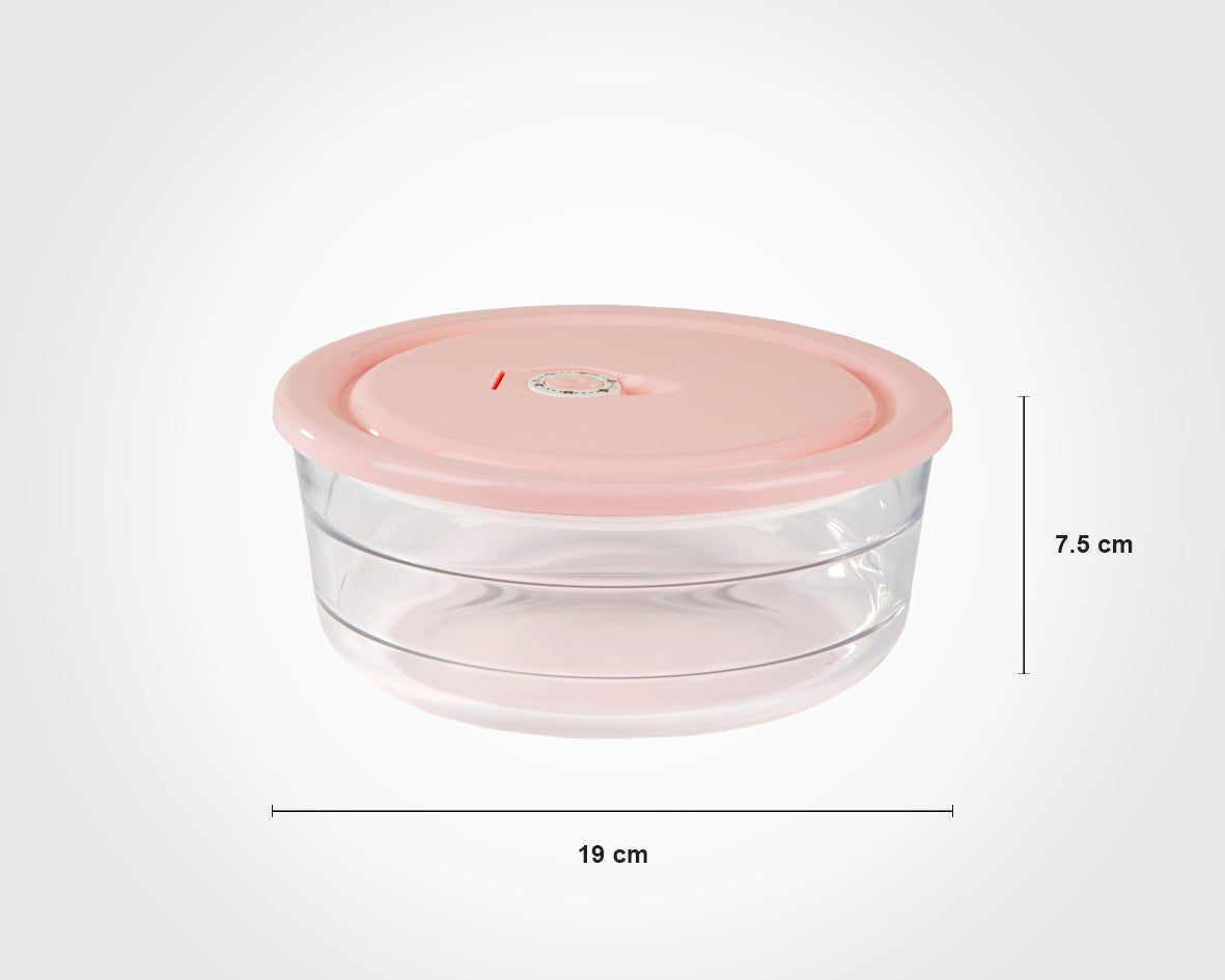 Limon Vacuum Glass Bowl 3-Pcs Set (Plain)