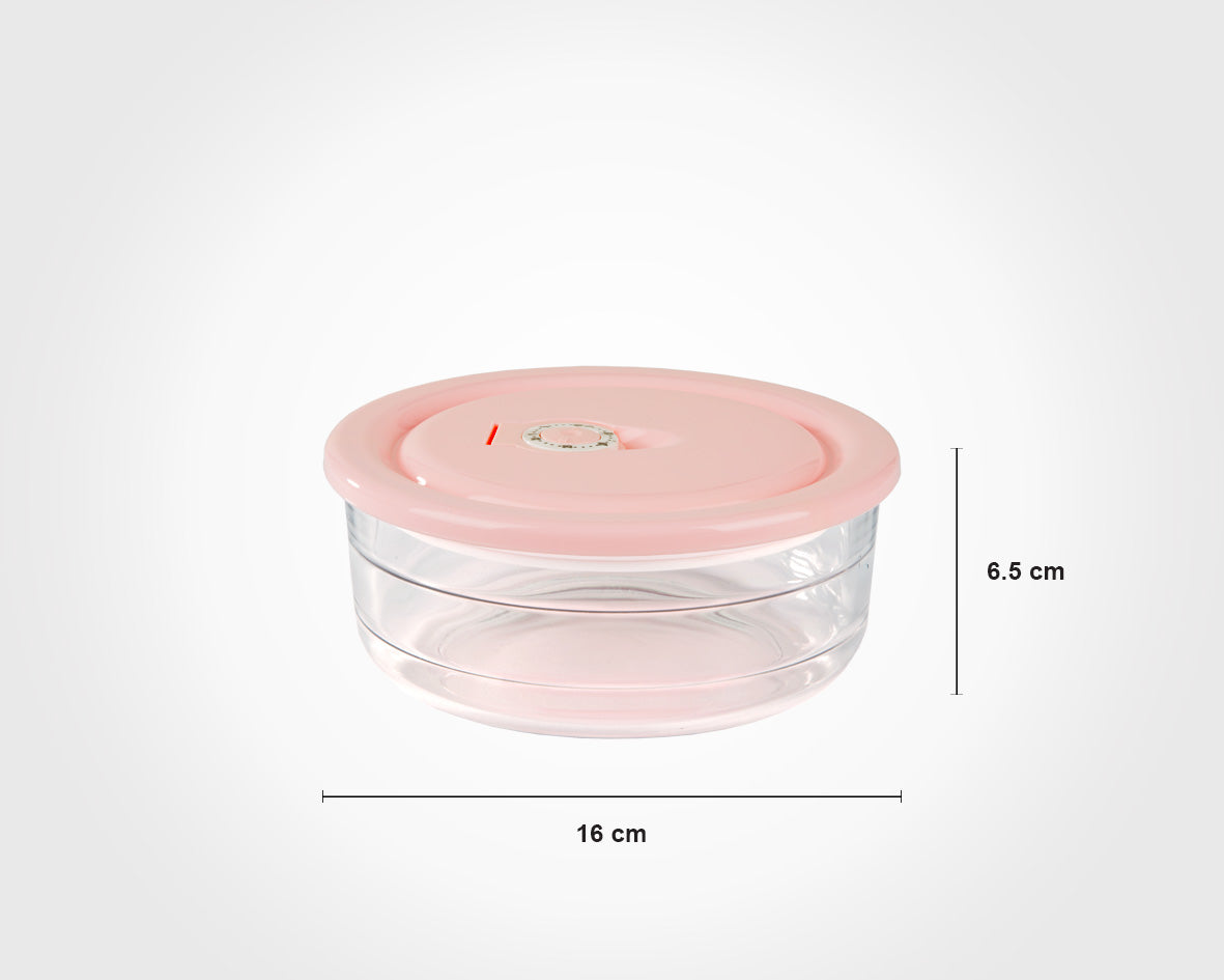 Limon Vacuum Glass Bowl 3-Pcs Set (Plain)