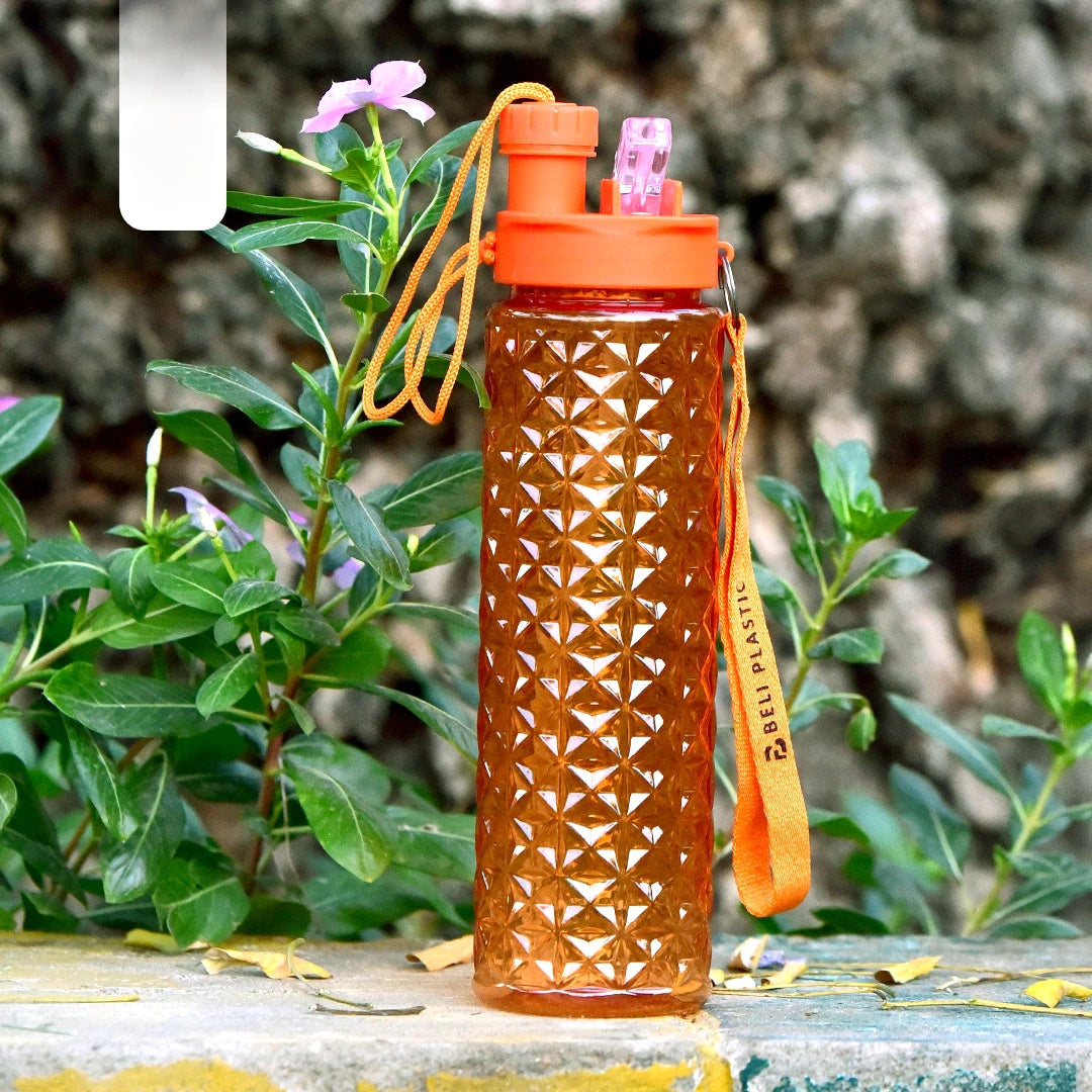 2 in 1 Sparkle Water Bottle 750 ml (Plastic)