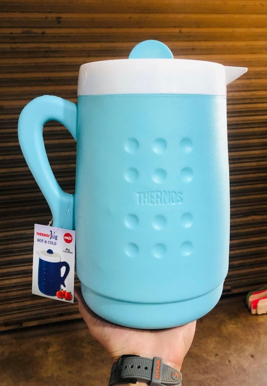 Hot & Cold Insulated Thermos Water Jug or Pitcher 2-L!