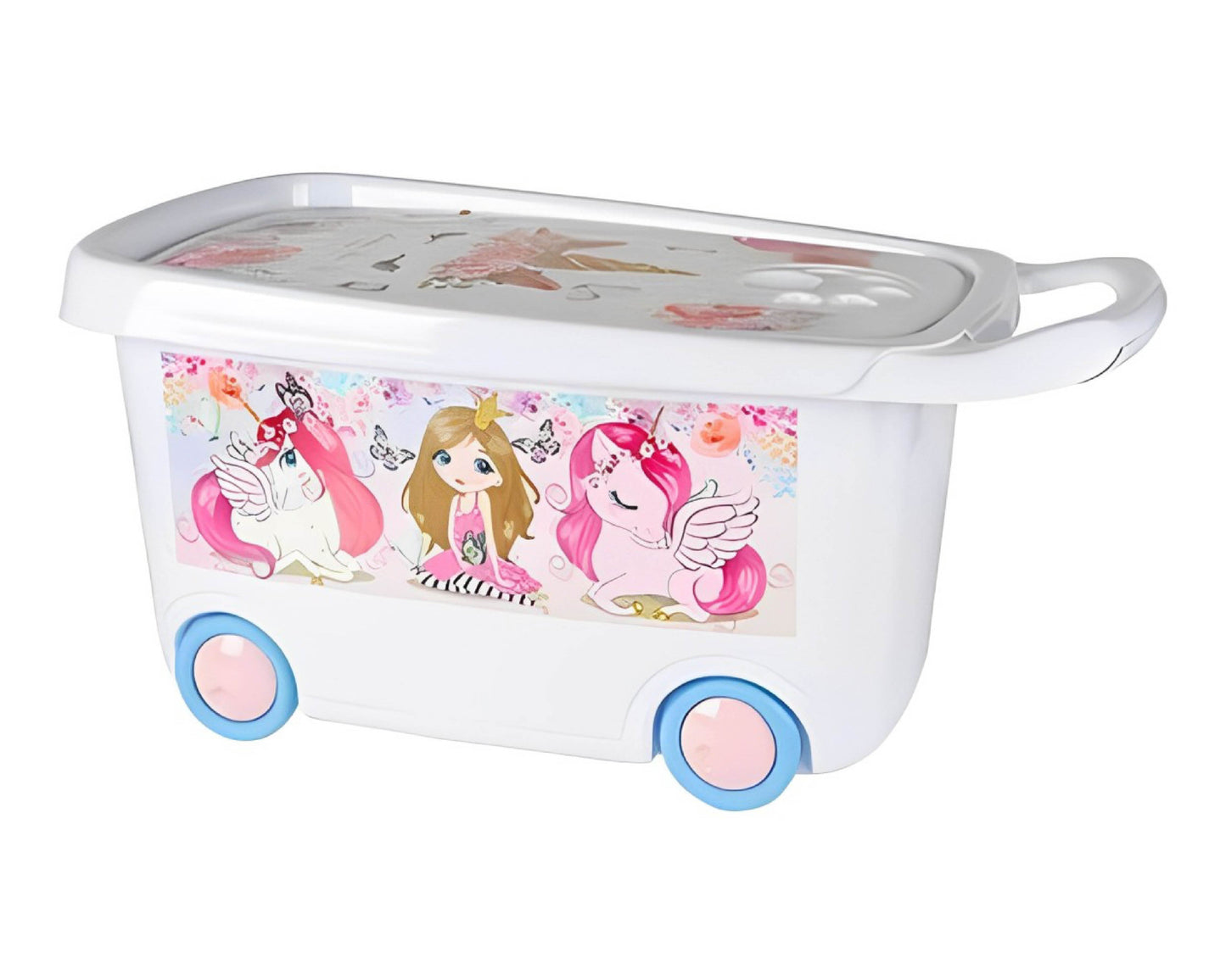 Ziba Toy Storage Box with Wheels-Made in Iran.