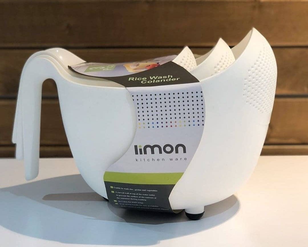 Limon Washing Bowl Set with Handle & Strainer