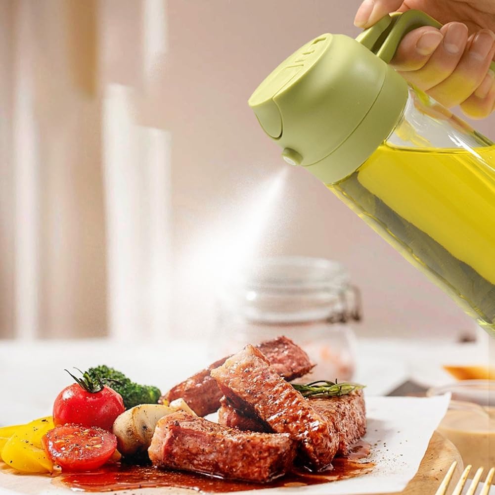 2 in 1 Oil Spray & Dispenser Bottle 470-ml