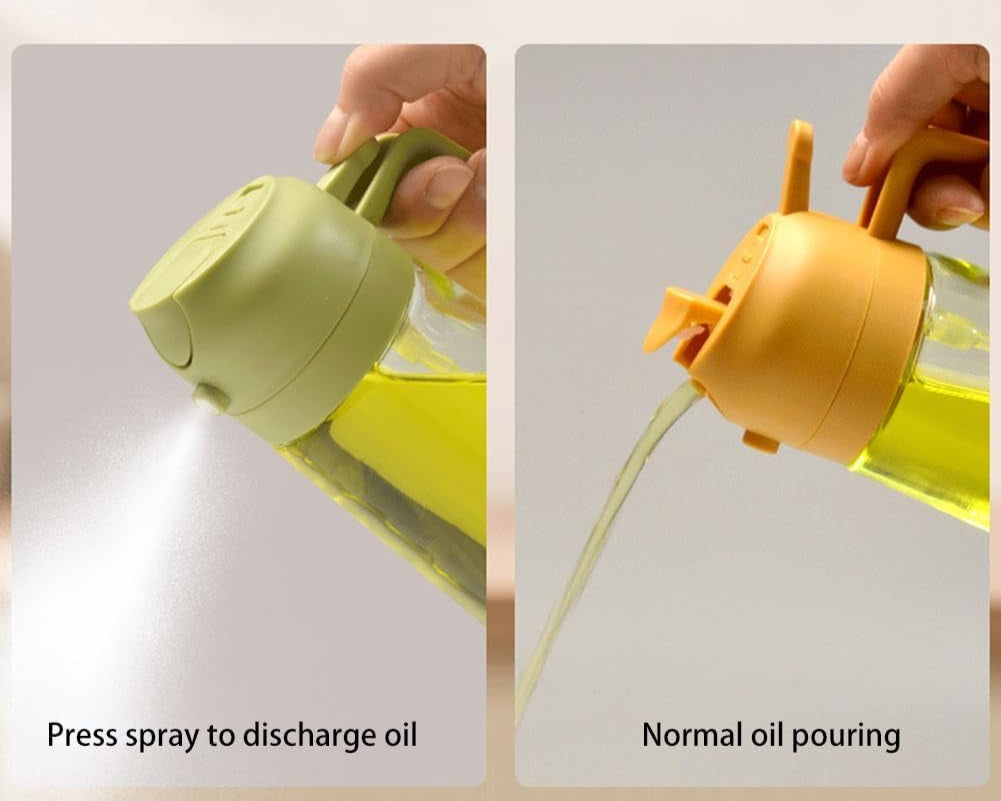 2 in 1 Oil Spray & Dispenser Bottle 470-ml
