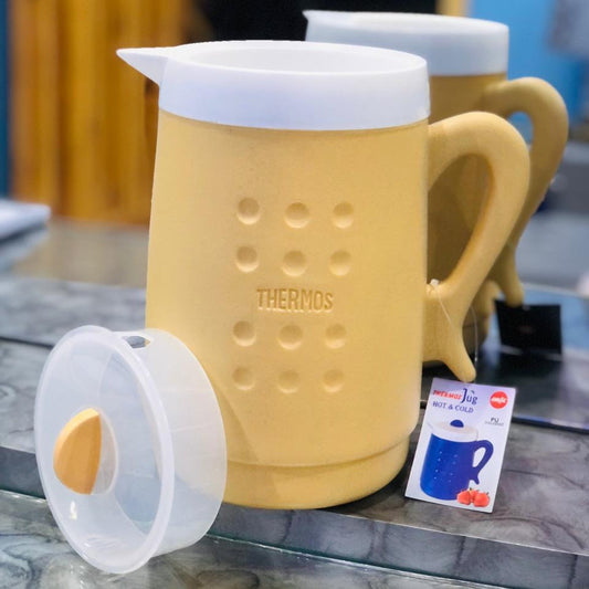 Hot & Cold Insulated Thermos Water Jug or Pitcher 2-L!