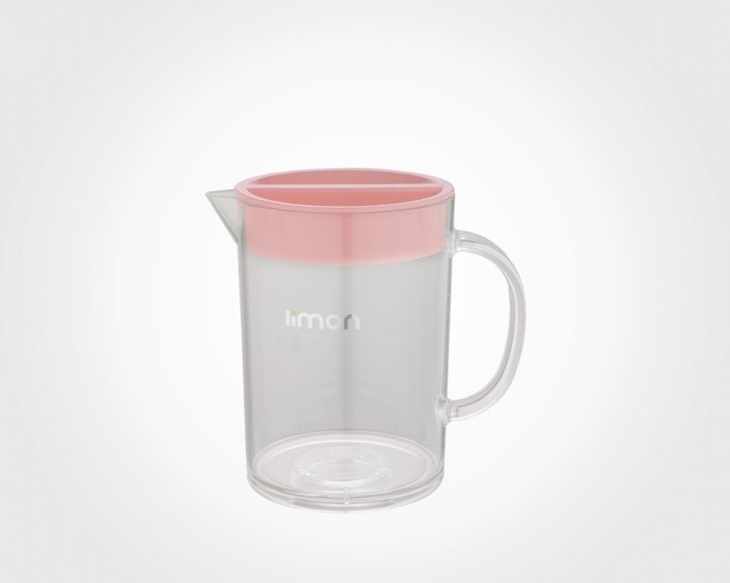 Limon Acrylic Short Round Jug 1.5 L