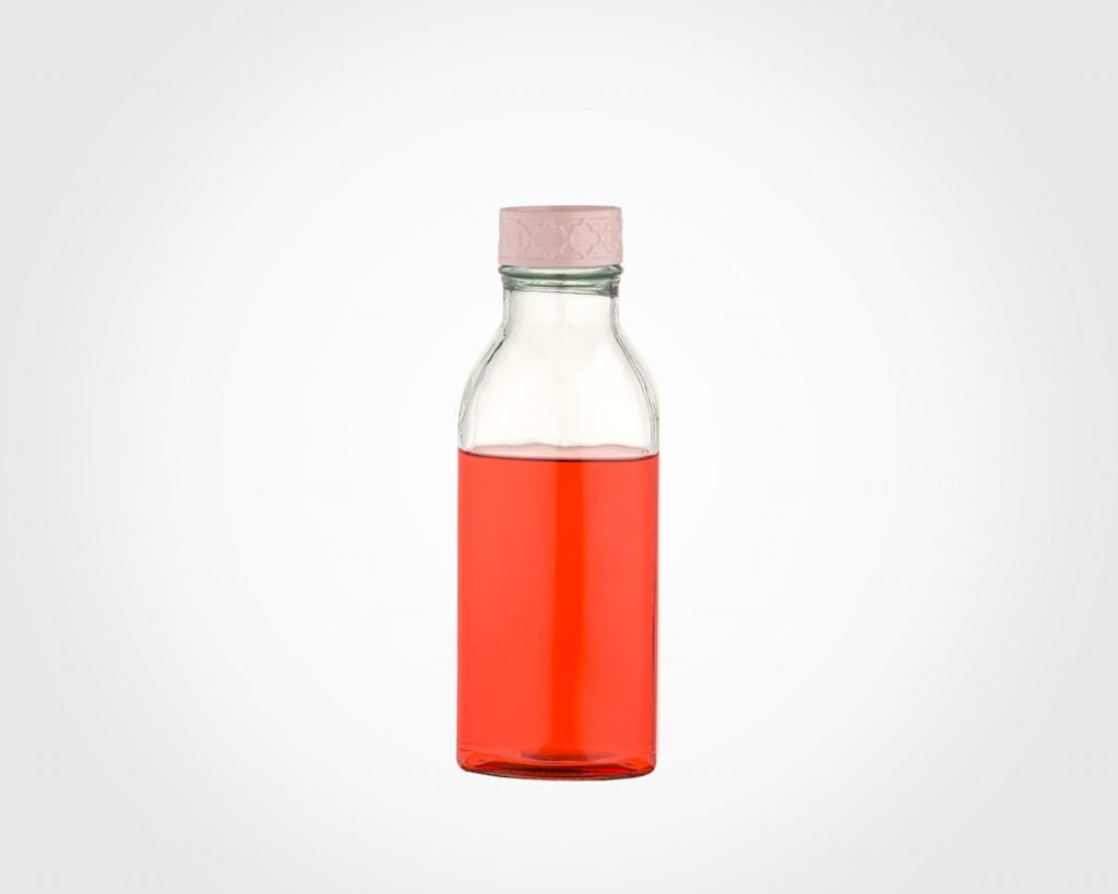 Limon Glass Bottle with Plastic Cap (Rectangle) 1.1 L