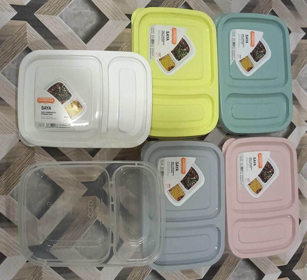 Student Lunch Box 2-Sections 1 Liter (Saya)!