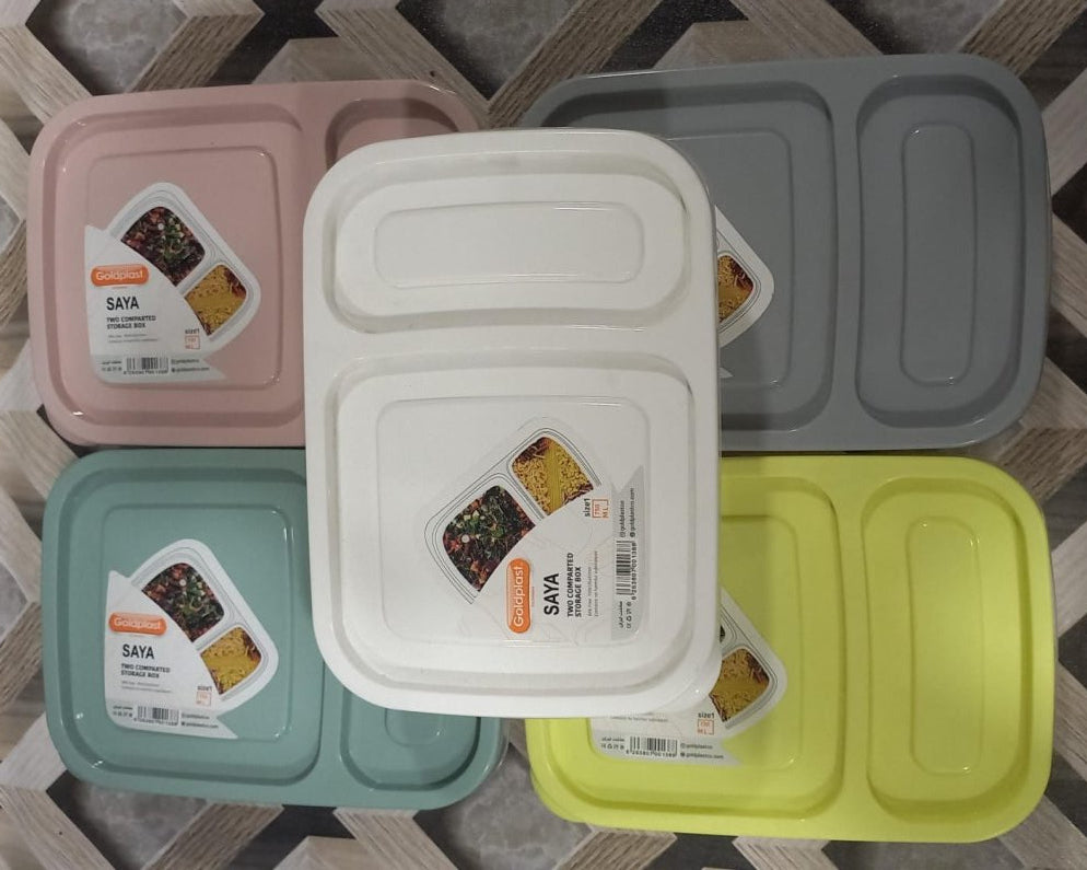 Student Lunch Box 2-Sections 1 Liter (Saya)!