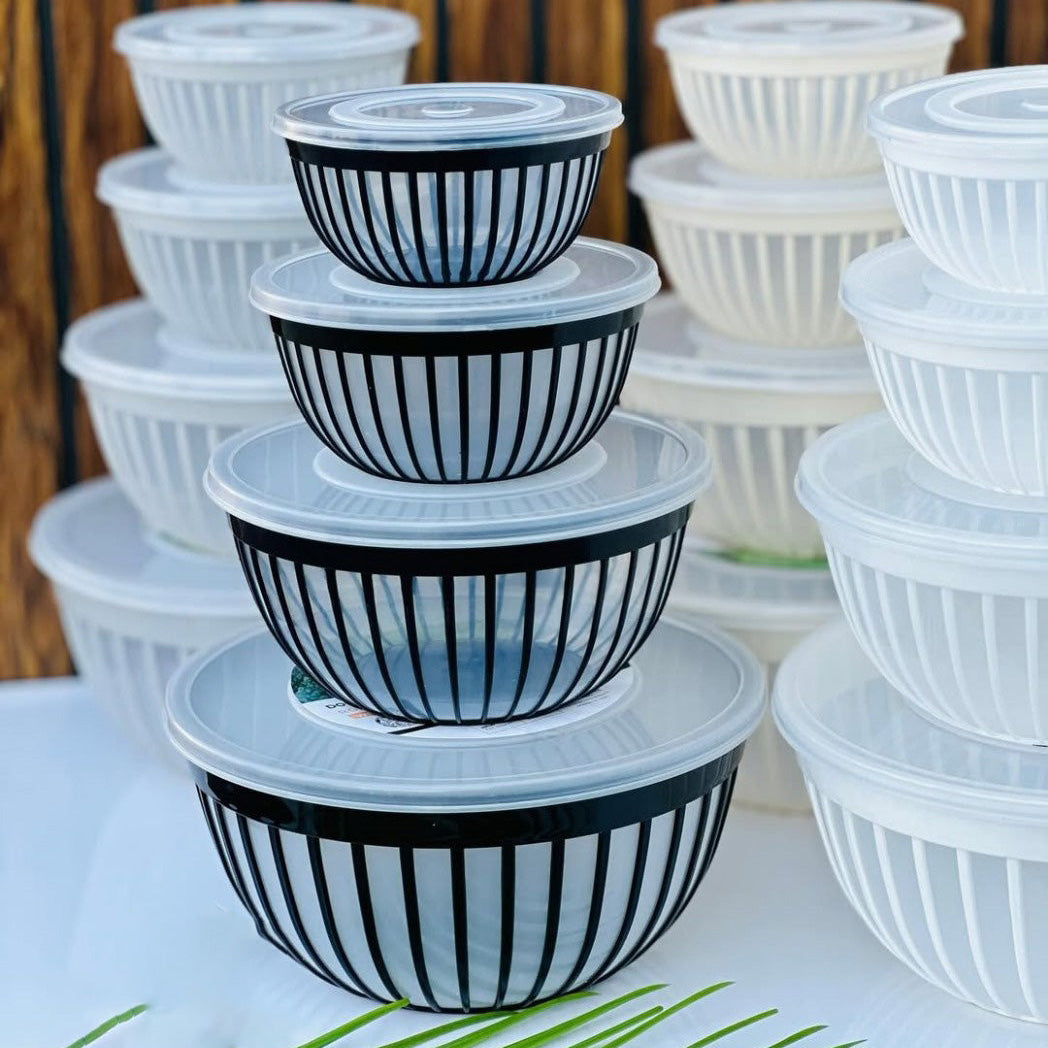 Duman Dorna Round Bowl Set with Lid 4-Pcs