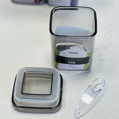 Limon Royal Acrylic Spice Jars (Square) 3-Pcs Set!