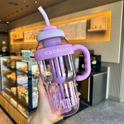2 in 1 Water Bottles & Ice Cream Bottles!