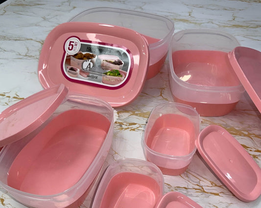 Ashkan Plastic Bowl Set 5-Pcs