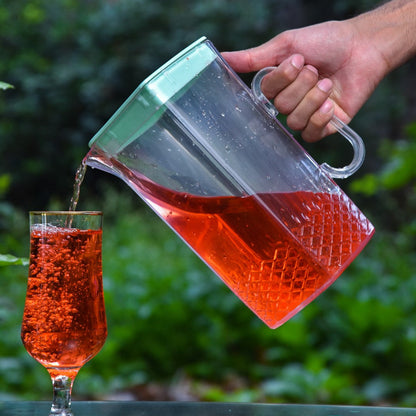 Acrylic Square Water Jug or Pitcher 2-Liter
