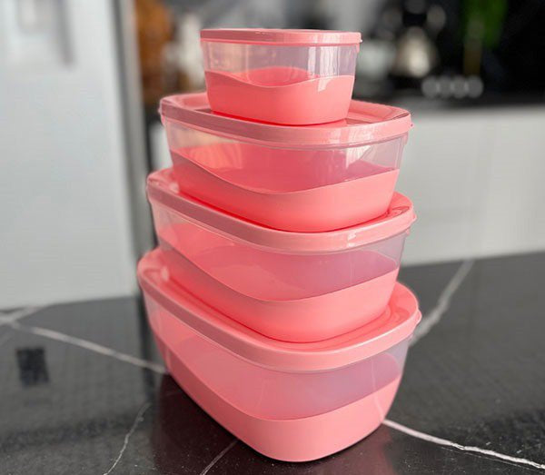 Ashkan Plastic Bowl Set 4-Pcs!