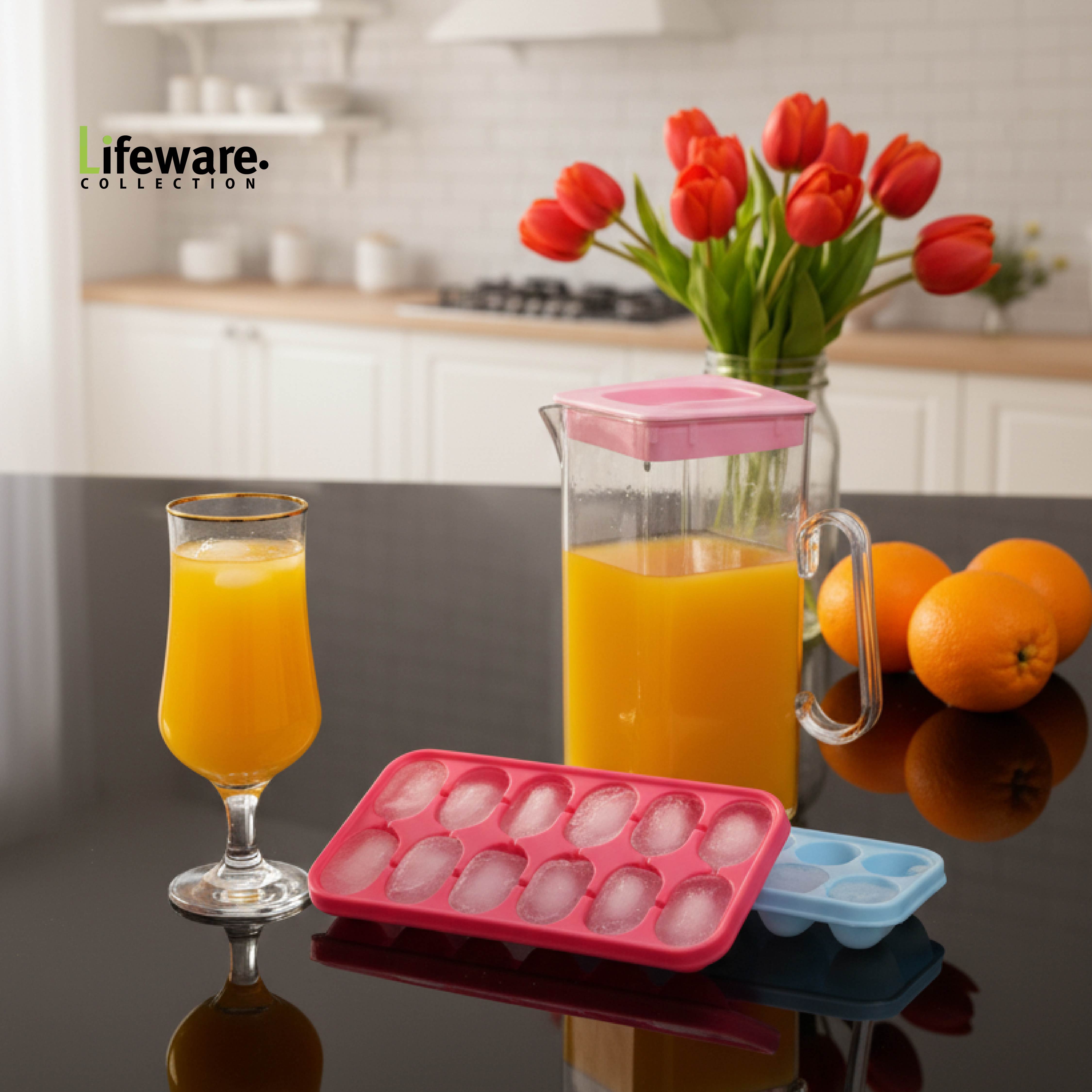 Acrylic Square Water Jug or Pitcher 2-Liter