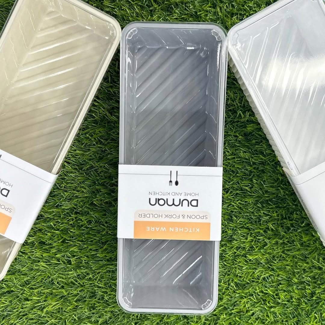 Duman Crystal Spoon & Cutlery Tray with Lid