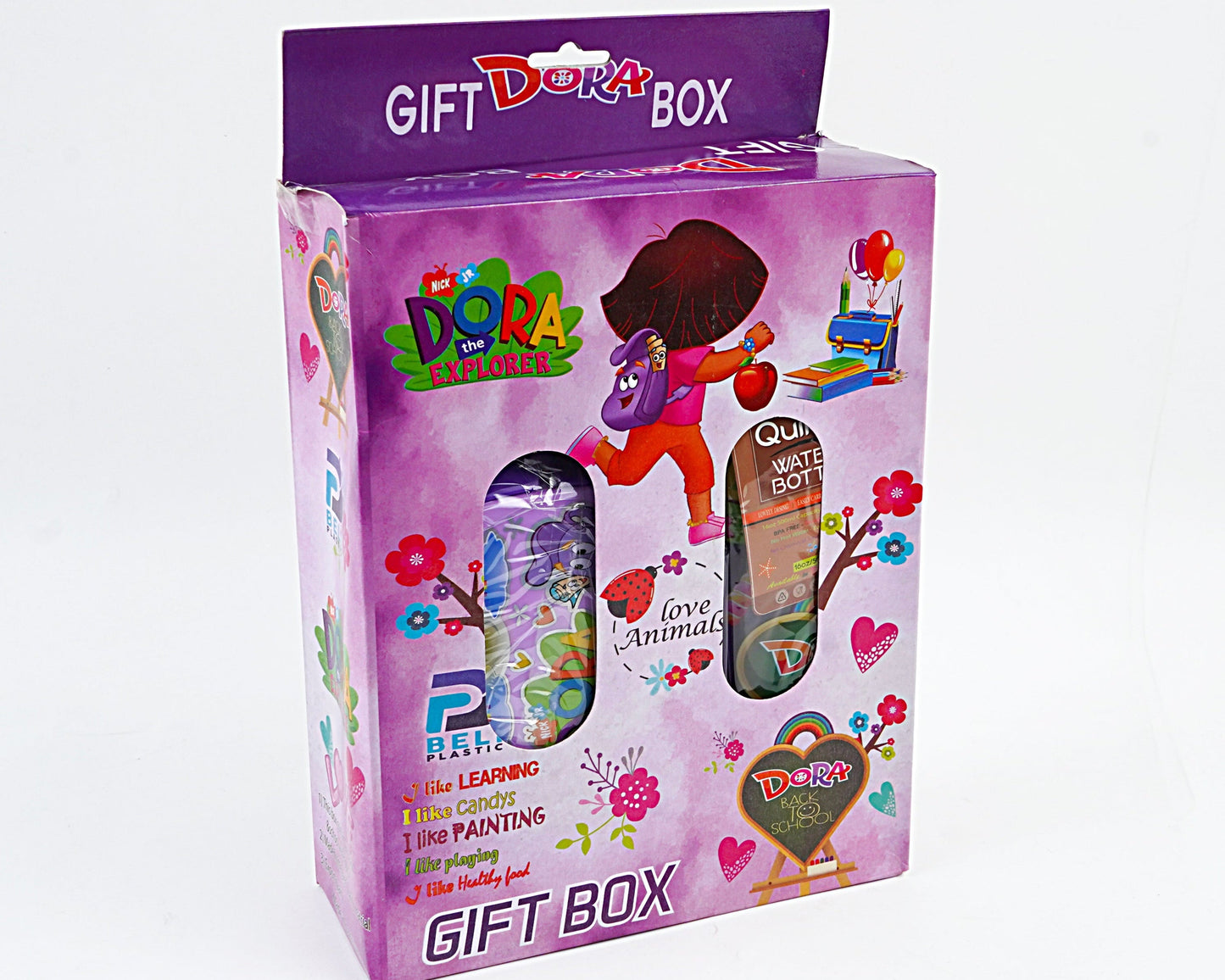 Lunch Box & Water Bottle 600-ml (2 in 1 Set)!