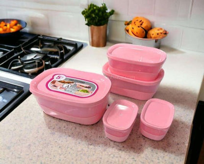 Ashkan Plastic Bowl Set 5-Pcs