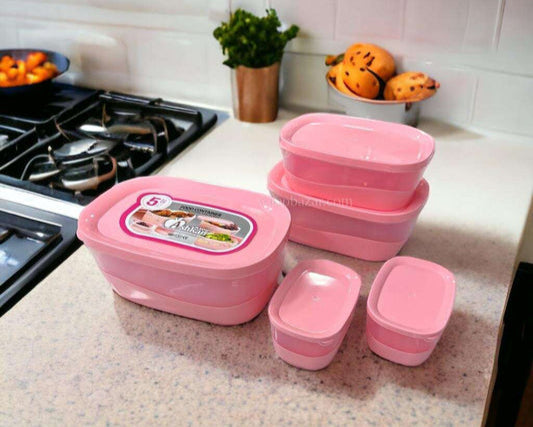 Ashkan Plastic Bowl Set 5-Pcs