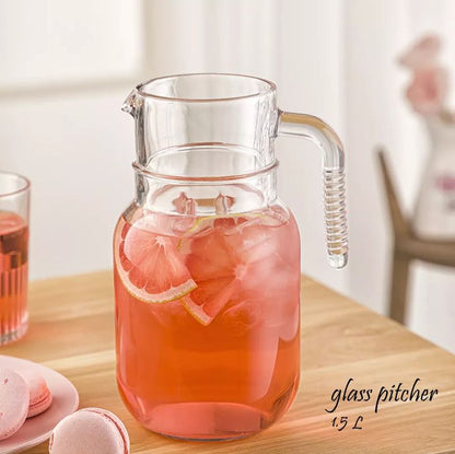 Limon Glass Pitcher & Jug 1.5 L (Plain)