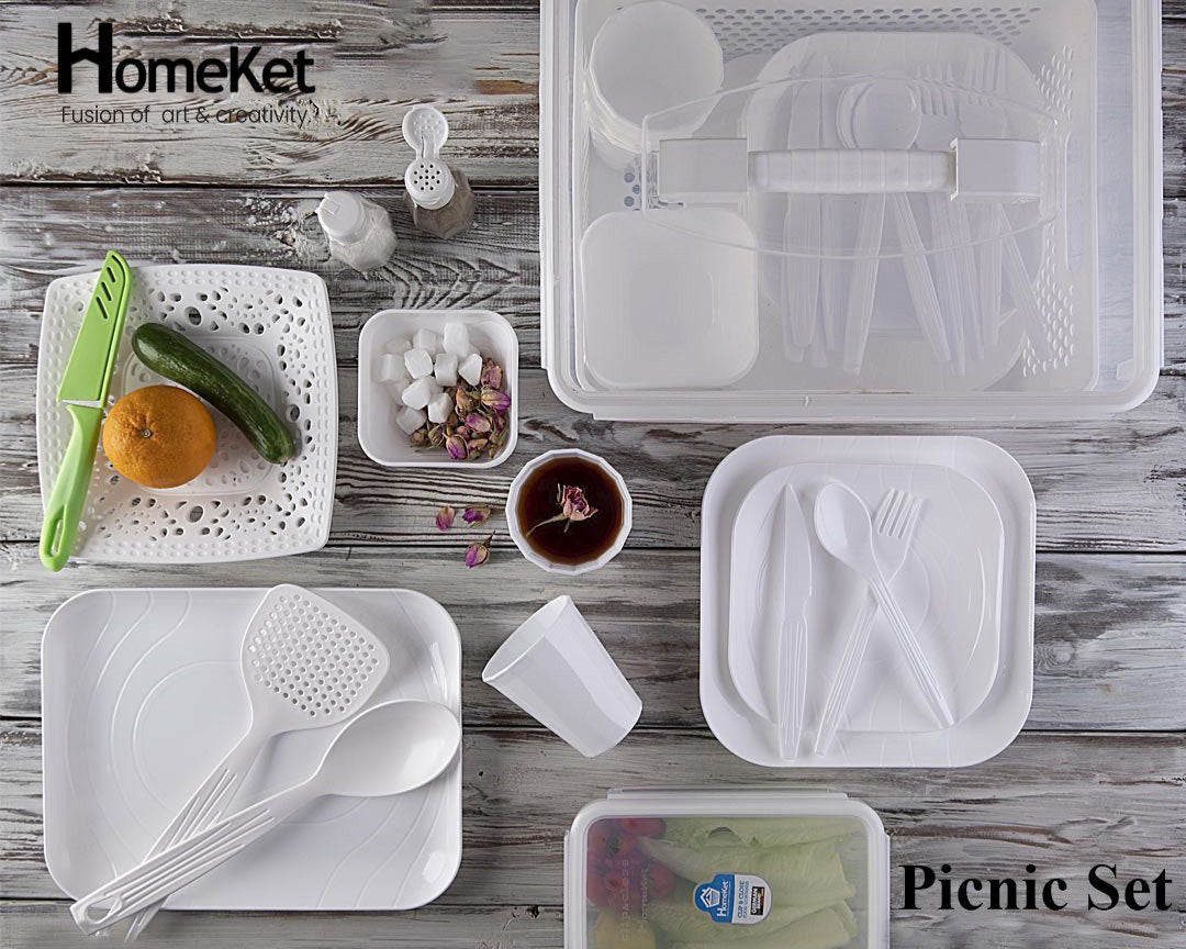 HomeKet Picnic Set 80-Pcs!