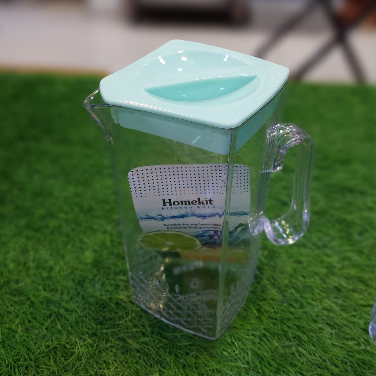 Acrylic Square Water Jug or Pitcher 2-Liter